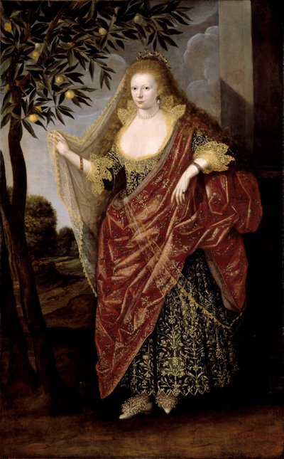 Portrait of a Lady, Called Elizabeth, Lady Tanfield by Unbekannt Unbekannt